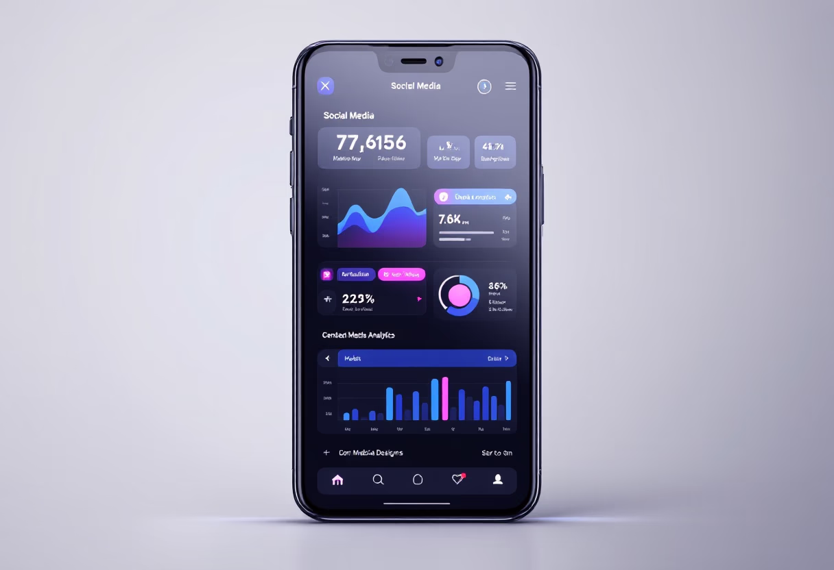 Mobile device showcasing branding elements and how the business automation system works